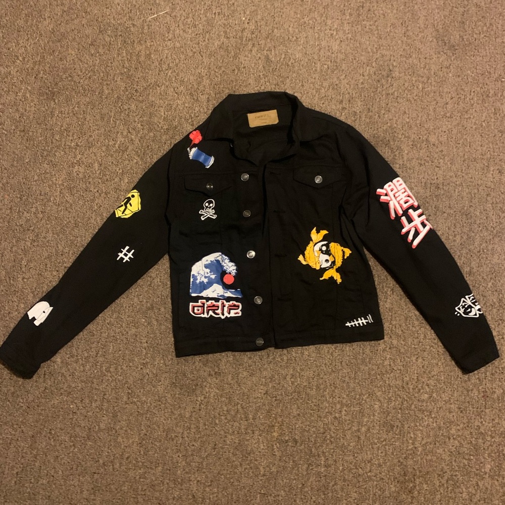 Rue21 Denim Black Jacket